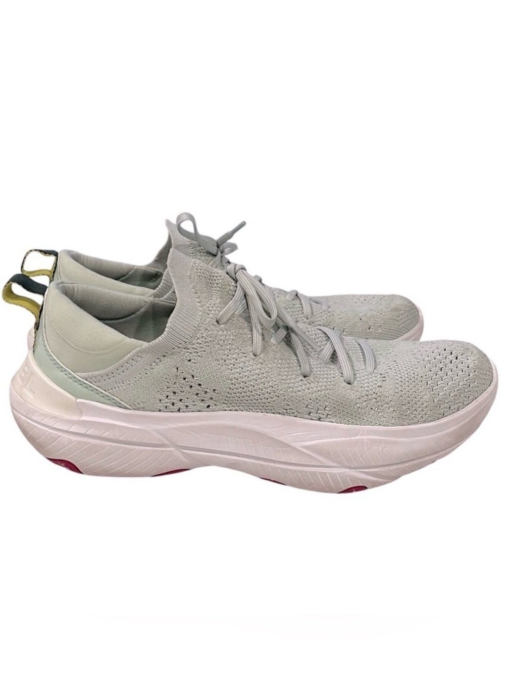 Sorel Explorer Blitz Stride Lace Knit Sneaker Sea Sprite & White Size 7